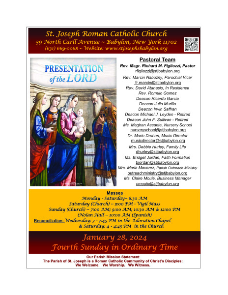 STJ Babylon Bulletin January 28